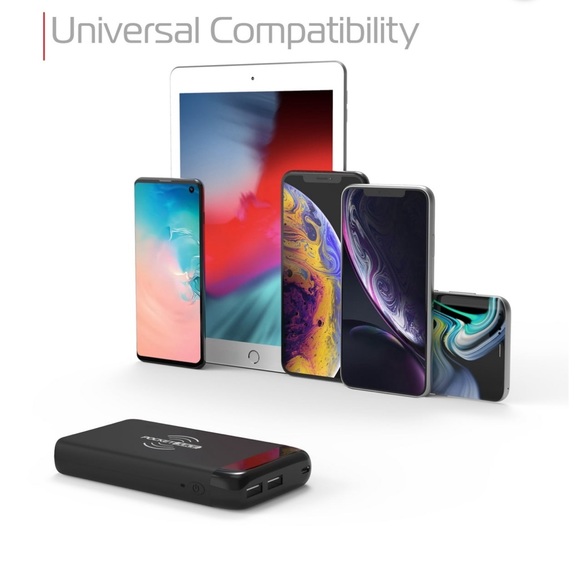 Pocket Juice 8K Qi Wireless Portable Charger - 8,000mAh Battery Power Bank - Picture 6 of 11